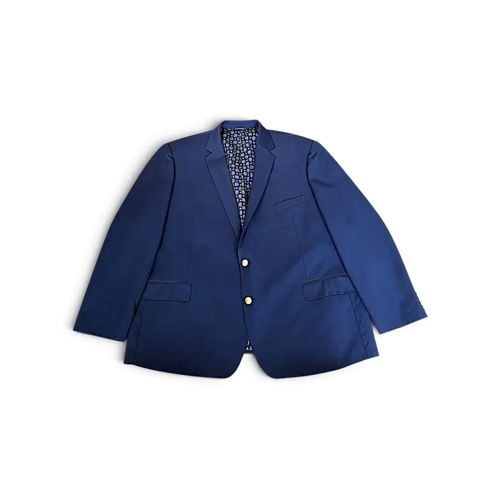 RALPH Ralph Lauren Men’s Navy Blue Blazer Gold Crest Buttons Large Size